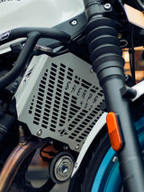 LEGUNDARY Custom aluminium radiator grill for Royal Enfield Guerrilla 450 silver guard