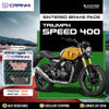 Crank1 CB312 Sintered Rear Brake Pads for Triumph Speed 400 Motorcycle | Legendary Custom