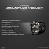 ZANA Fog Light ZFL-70 Universal LED Fog Lights with Bluetooth Controller, Dual Colour Beam and CNC Aluminium Body | Legendary Custom