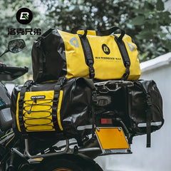 Moto Guard RockBro 60L Yellow Duffle Tail Bag for Motorcycle Touring