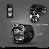 ZANA Fog Light ZFL-70 Universal LED Fog Lights with Bluetooth Controller, Dual Colour Beam and CNC Aluminium Body | Legendary Custom