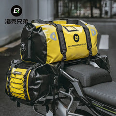 Moto Guard RockBro 60L Yellow Duffle Tail Bag for Motorcycle Touring