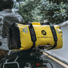 Moto Guard RockBro 60L Yellow Duffle Tail Bag for Motorcycle Touring
