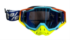 100% Goggles Full blue orange yellow tint