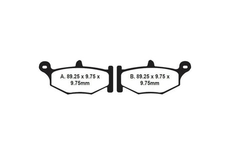 EBC Double H FA379HH sintered front brake pads for Suzuki GSX1300R Hayabusa 2008-2012