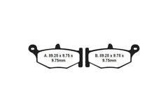 EBC Double H FA379HH sintered front brake pads for Suzuki GSX1300R Hayabusa 2008-2012