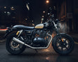 SS Motocorp 2x2 Full System Exhaust Fat Cans for Royal Enfield Interceptor 650 Continental GT 650 with H Joint