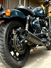 SS Motocorp Slip-On Exhaust Black Finish for Royal Enfield Shotgun 650 Pair