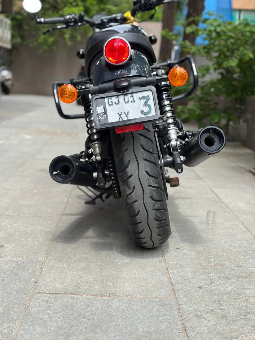 SS Motocorp Slip-On Exhaust Black Finish for Royal Enfield Shotgun 650 Pair