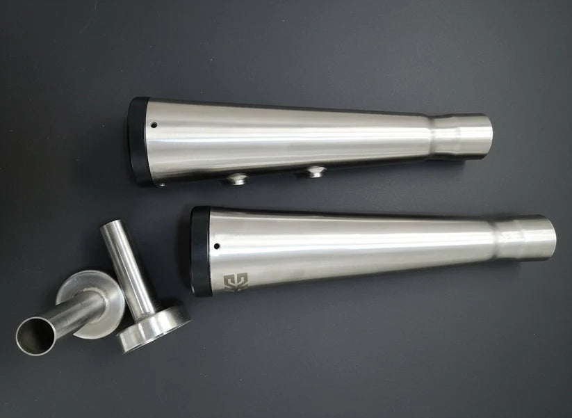SS Motocorp Slim Can Slip-On Silencer for Royal Enfield Interceptor 650