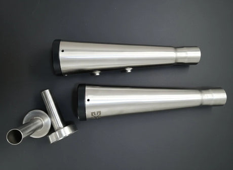 SS Motocorp Slim Can Slip-On Silencer for Royal Enfield Interceptor 650