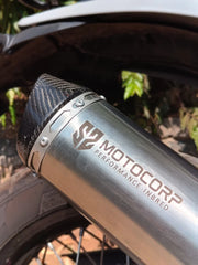 SS Motocorp Slip-On Exhaust Carbon Fiber Tip for Royal Enfield Himalayan 450