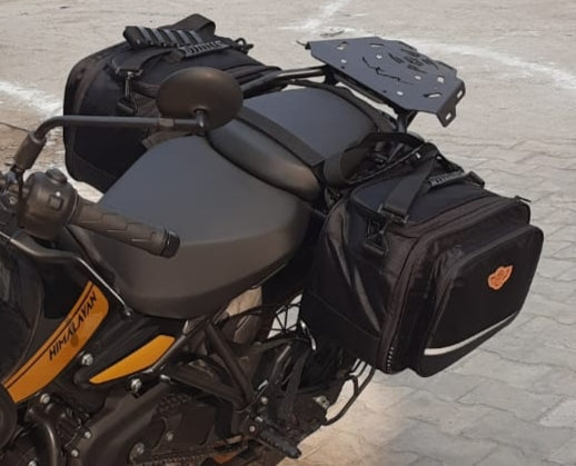 Guardian Gears Stallion 50L expandable motorcycle saddlebags