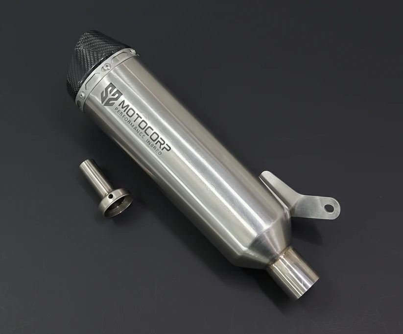 SS Motocorp Slip-On Exhaust Carbon Fiber Tip for Royal Enfield Himalayan 450