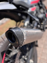 SS Motocorp Slip-On Exhaust Carbon Fiber Tip for Royal Enfield Himalayan 450