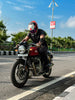 SS Motocorp 2x2 Full System Exhaust Slim Cans for Royal Enfield Interceptor 650 Continental GT 650 with H Joint
