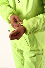 Lone Ranger DryStorm Neon Waterproof Motorcycle Rain Jacket High Visibility