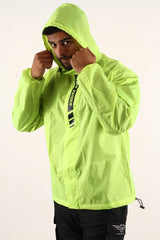 Lone Ranger DryStorm Neon Waterproof Motorcycle Rain Jacket High Visibility