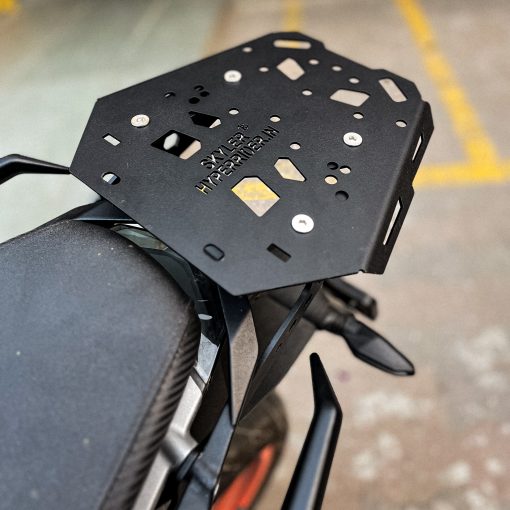Hyperrider KTM Duke 390 Gen 3 Top Rack with Aluminum Plate Universal Top Box Carrier