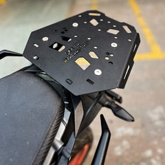 Hyperrider KTM Duke 390 Gen 3 Top Rack with Aluminum Plate Universal Top Box Carrier