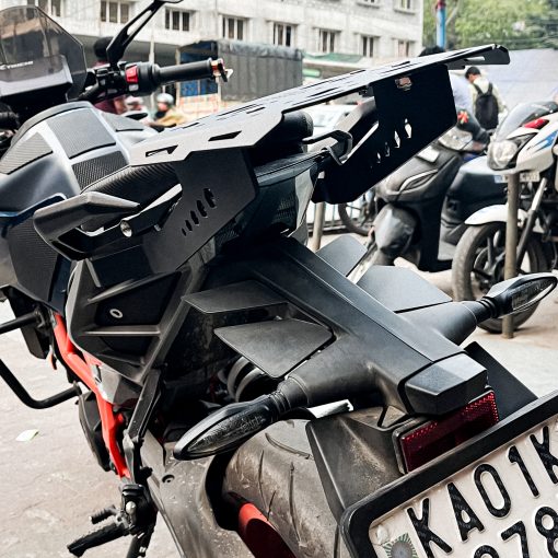 Hyperrider KTM Duke 390 Gen 3 Top Rack with Aluminum Plate Universal Top Box Carrier