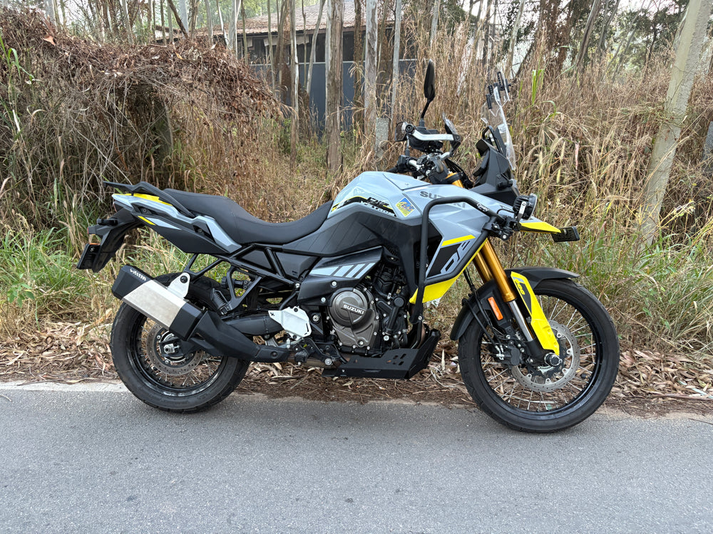 Barrel Storm slip on exhaust Suzuki V Strom 800DE performance adventure exhaust India