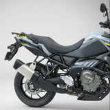 Barrel Storm stainless steel slip-on exhaust for Suzuki V-Strom 800DE adventure motorcycle
