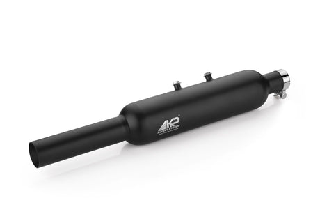 KP Racing INDORI Black Performance Exhaust SS304 Dug Dug Sound Silencer for Royal Enfield Bullet 350 Classic 350 Reborn Meteor 350 J Series