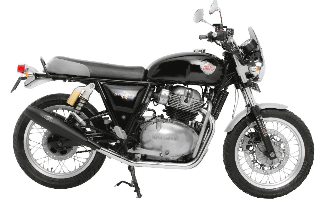 Red Rooster Stellar Matte Header Pipe for Royal Enfield Interceptor 650 and Continental GT 650 exhaust upgrade