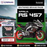 Crank1 CB312 Sintered Rear Brake Pads for Aprilia RS 457 Motorcycle | Legendary Custom