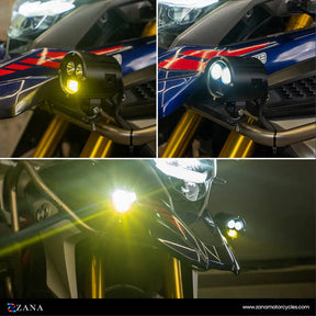 ZANA Fog Light ZFL-35 Universal LED Fog Lights with Dual Colour Beam, CNC Aluminium Body and IP68 Waterproof Design | Legendary Custom