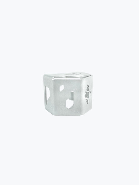 LEGUNDARY Custom casque rear oil cap for Royal Enfield Guerrilla 450 silver aluminium