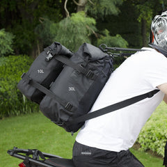 Moto Guard Motorcycle Tail Backpack Bag for Touring and Adventure Riding