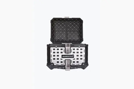 JB RACING TOP BOX 3D MESH 45L BLACK WITH BACK REST PAD