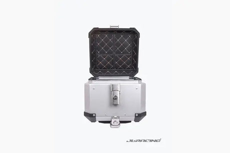 JB RACING TOPBOX X7 15L SILVER PLAIN TOPBOX