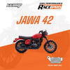 66BHP Race Pro Sintered Rear Brake Pad 66RP-953 for Jawa 42 high performance motorcycle braking upgrade