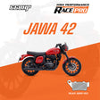 66BHP Race Pro Sintered Rear Brake Pad 66RP-953 for Jawa 42 high performance motorcycle braking upgrade