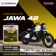 CRANK1 Ceramic Rear Brake Pads for Jawa 42 CRM359