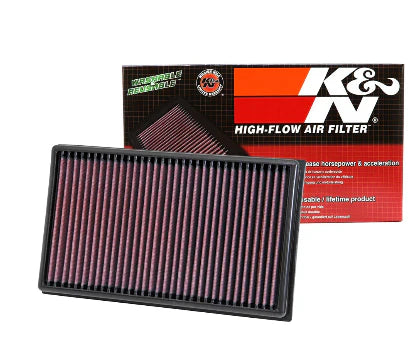 K&N 33-3005 air filter installed in VW Golf GTI engine bay