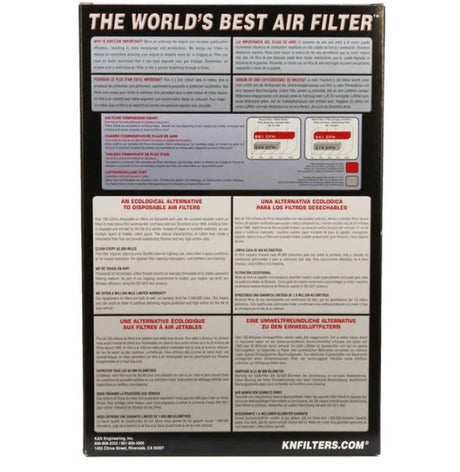 K&N 33-3005 air filter installed in VW Golf GTI engine bay