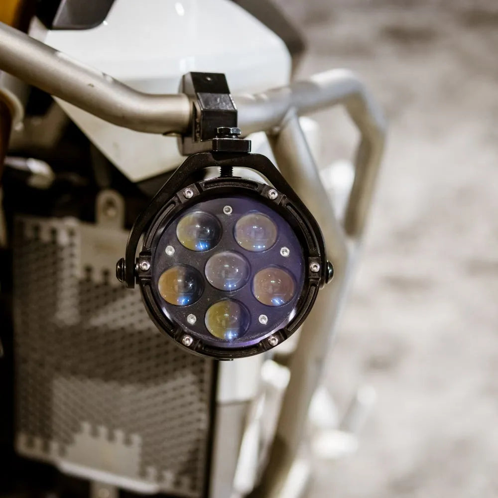 ZANA Fog Light ZFL-60 Universal 6 LED Motorcycle Fog Lights with Dual Colour Beam, Dimmer and Flasher Mode | Legendary Custom