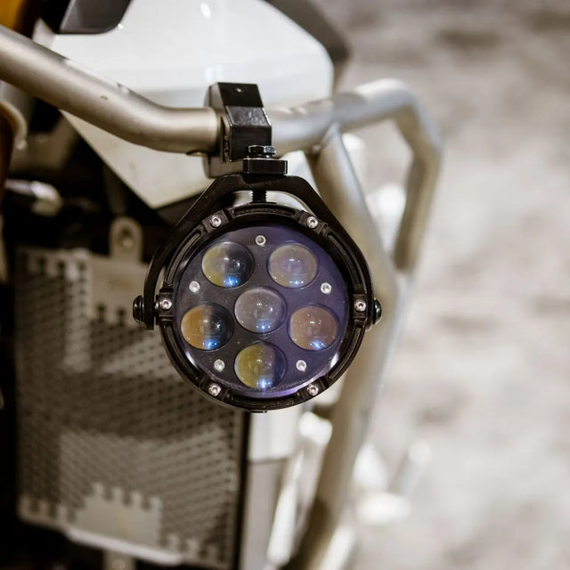 ZANA Fog Light ZFL-60 Universal 6 LED Motorcycle Fog Lights with Dual Colour Beam, Dimmer and Flasher Mode | Legendary Custom