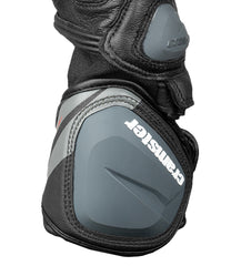 CRAMSTER K2K leather riding gloves black grey
