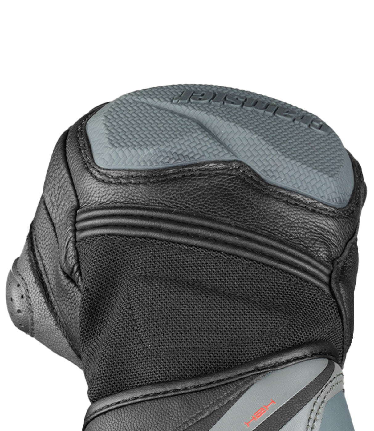 CRAMSTER K2K leather riding gloves black grey