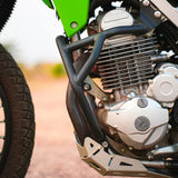 Legundary Custom Built Kawasaki KLX 230 Bellator Crash Guard Black CBU Version heavy-duty engine and body protection crash bar for adventure motorcycle