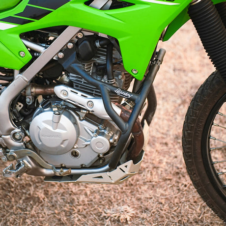 Legundary Custom Built Kawasaki KLX 230 Bellator Crash Guard Black CBU Version heavy-duty engine and body protection crash bar