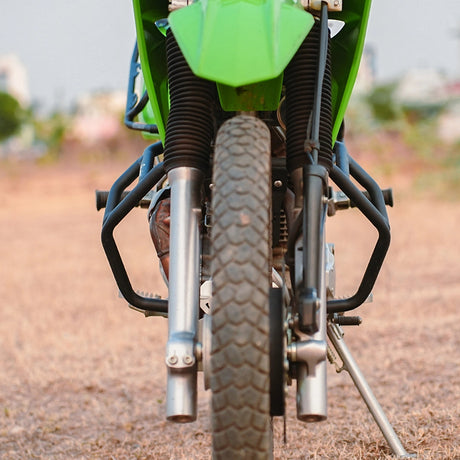 Legundary Custom Built Kawasaki KLX 230 Bellator Crash Guard Black CBU Version heavy-duty engine and body protection crash bar