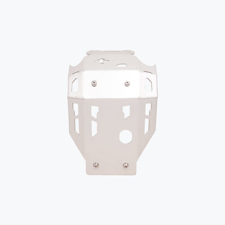 Kawasaki KLX 230 Vambrace Bash Plate Silver CBU Version heavy-duty mild steel skid plate for engine and chassis protection