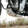 Legundary Custom Built Kawasaki KLX 230 Vambrace Bash Plate Silver CKD Version heavy-duty engine and chassis protection skid plate