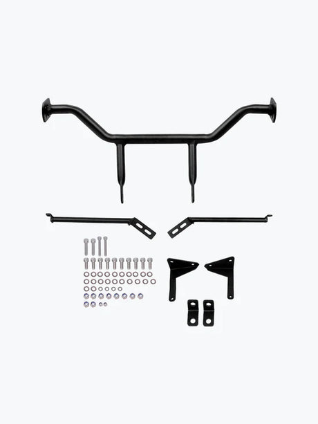 Legundary Custom Fort Knox Side Box Bolt-On Mounts for Kawasaki Versys 650 Black Mild Steel Pannier Rack